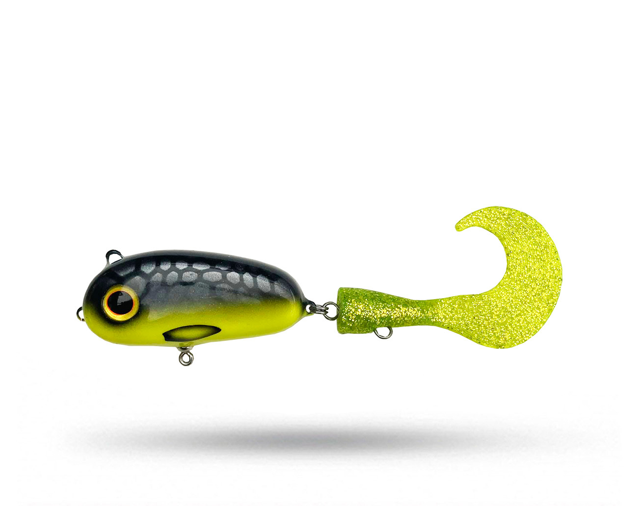 Lovely Lures Iggy Tail Jr - Green Char